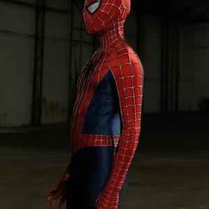 Spider Man Cosplay TASM 3D Web Suit Cosplay Costume Set image 6