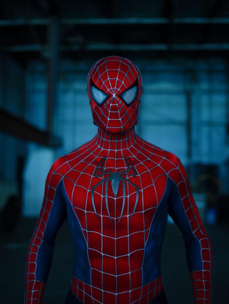 Spider Man Cosplay TASM 3D Web Suit Cosplay Costume Set image 4