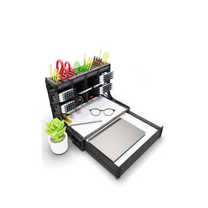 Porta-documentos, acessórios de escritório, presente para escritório, organizador de gaveta de mesa, armazenamento de mesa, organizador de mesa minimalista, organizador de canetas para mesa