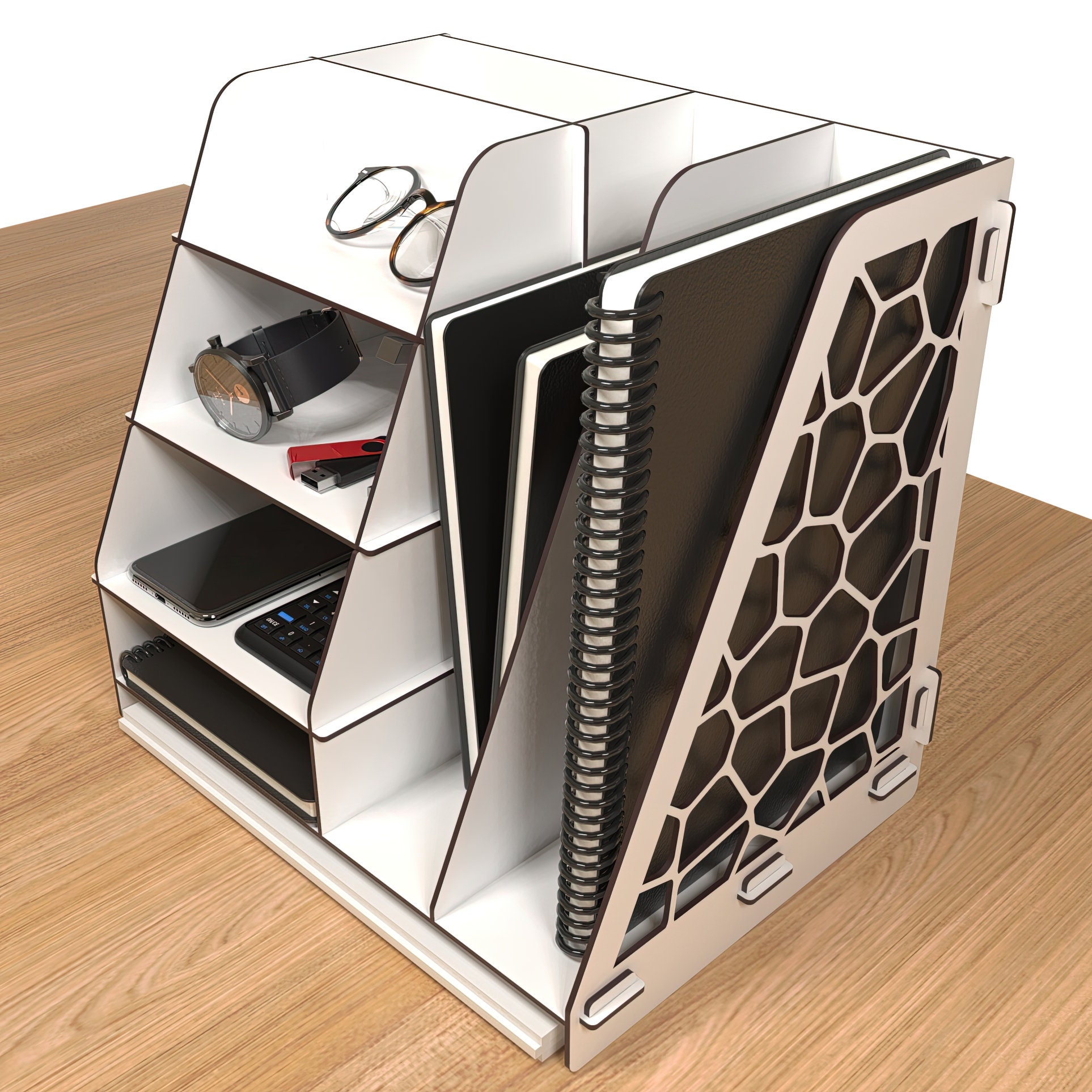 Desk Shelf, Document Holder, Office Accessories, Gift for Office