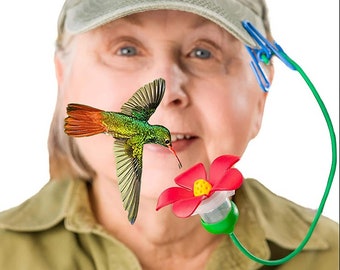 Hummy Wand Hat Clip Hummingbird Feeder