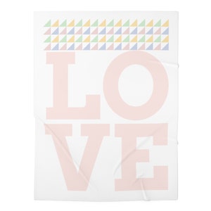 LOVE Baby Swaddle Blanket