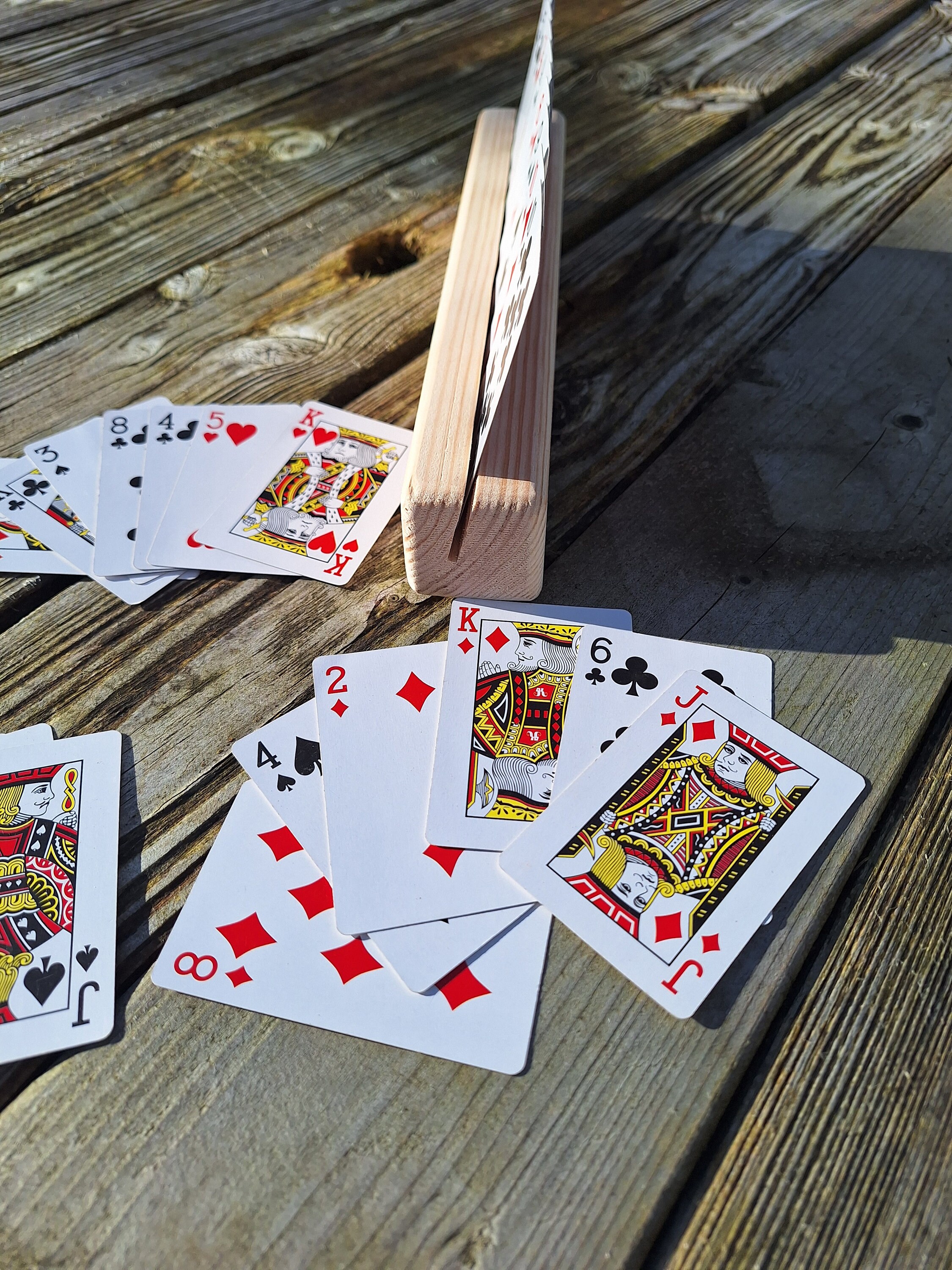 Wooden Montessori Cards Holder - Educational Display Stand For Kids Learning Materials