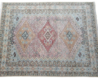 Modern Pastel Color Oushak Hand Knotted Wool Rug in 8x10,9x12 Area Rug for Home Decor and Living Room Rug.