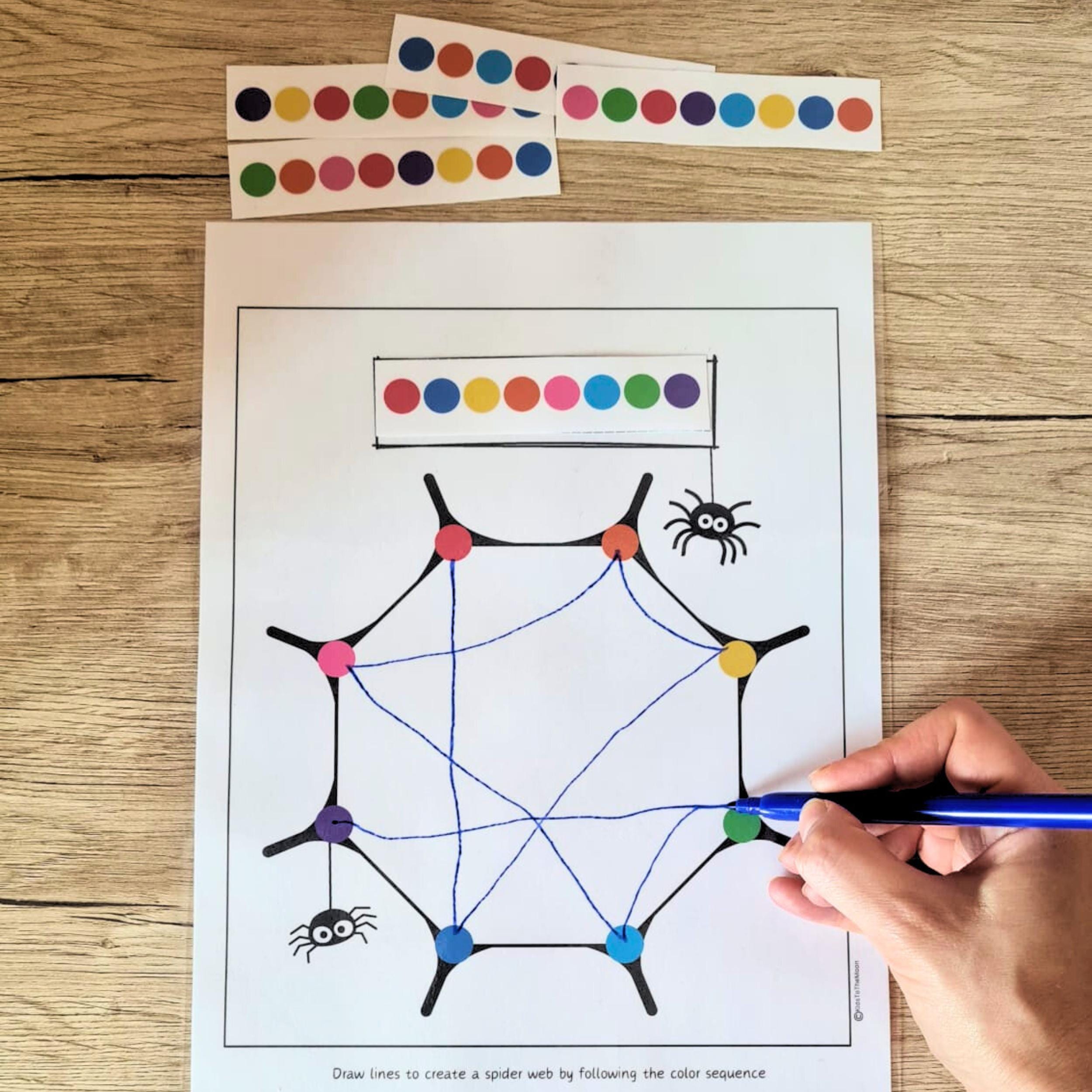 Make a Spider Web: Fine Motor, Sequencing and Visual Perceptual Skills ...