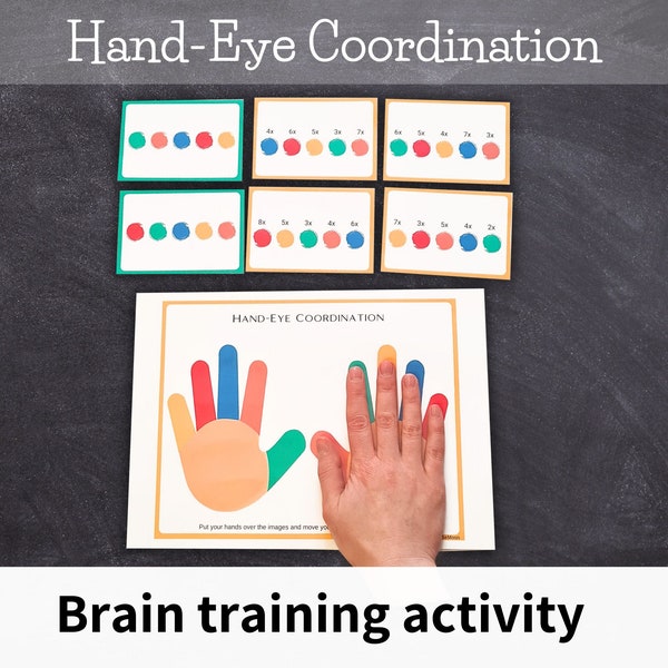 Hand-Eye Coordination Activity: Brain Training and Finger Muscle Development