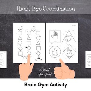 Shape-Matching Board Game – Hand-Eye Coordination Printable (Digital Download)