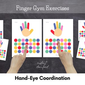 Gimnastyka palców – ćwiczenia rozwijające motorykę małą, koordynację dłoni i zdolności poznawcze – plik PDF do druku