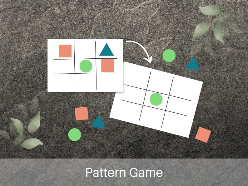 Pattern Recognition Game. Shape Recognition and Fine Motor Skills ...