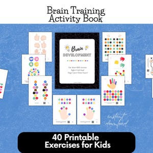 Hersentrainingboek: een selectie van 40 hand-oogcoördinatie- en cognitieve spellen