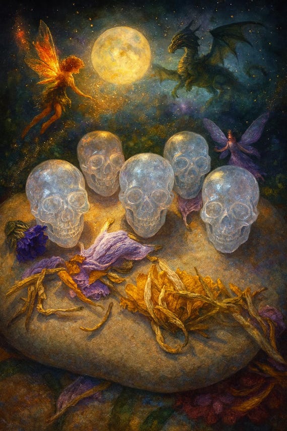 Clear Quartz Crystal Skull: Gemstone