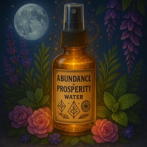 Prosperity Florida Water: Abundance Ritual Mist with Citrus & Herbs