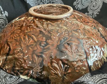 Handbuilt Intention Serving Bowl