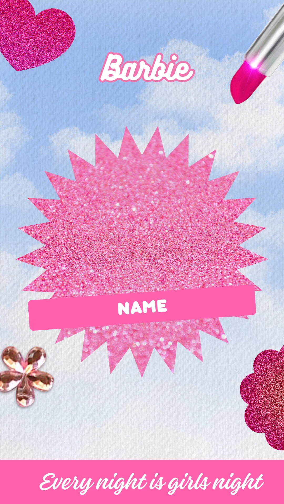 Barbie Template Etsy Barbie Template Etsy
