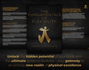 flexibility guide how to get flexible e book: flexibility plan training guide flexibility program