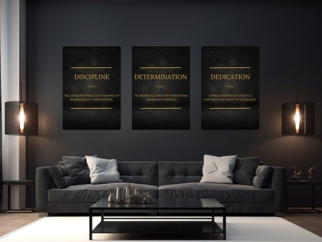 Motivational Wall Art Canvas Prints Motivational Canvas Digital Art 3 ...