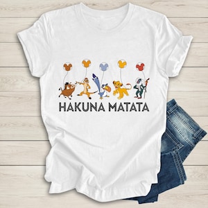 The Lion King Hakuna Matata Shirt, Hakuna Matata Shirt, Disney Lion King Shirt, Disney Animal Kingdom Shirt, Disney Simba Shirt