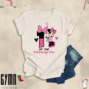 Minnie Birthday Shirt, Custom Minnie Mouse Shirt, Birthday Shirt for Girl, Custom Birthday Shirt, Personalized Shirt, Disney Outfit