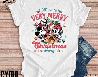 Mickey's Very Merry Christmas Party 2024 Sweatshirt,Disney Family Matching ShirT