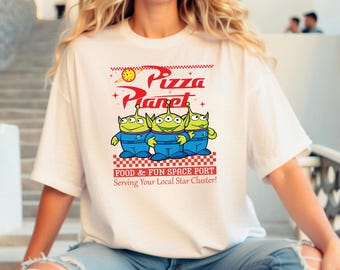 Disney Alien Pizza Planet Shirt, Toy Story Inspired