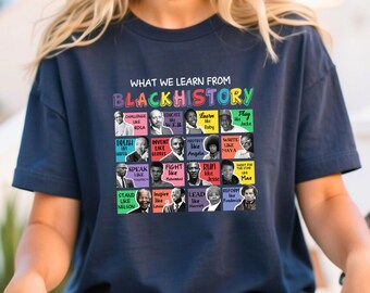 Black History Shirt: Cotton-Blend Graphic Tee