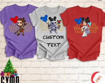 Custom Star Wars Shirt, Disney Family Matching Tee