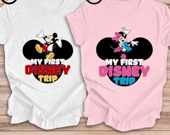 My First Disney Trip Shirt, Family Matching Vacation Tee