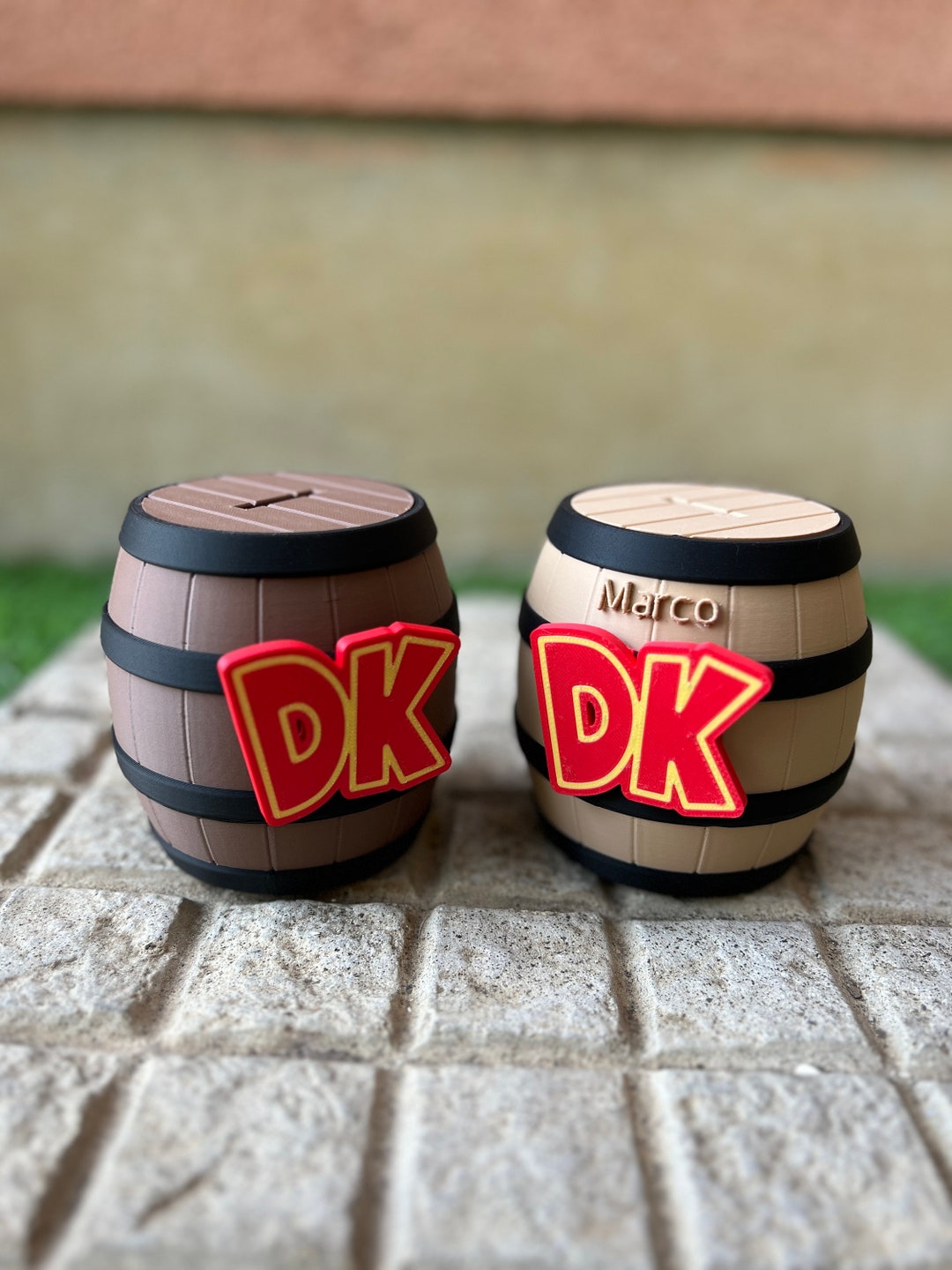 Super Mario Bross Large Piggy Bank Donkey Kong Supermario Etsy