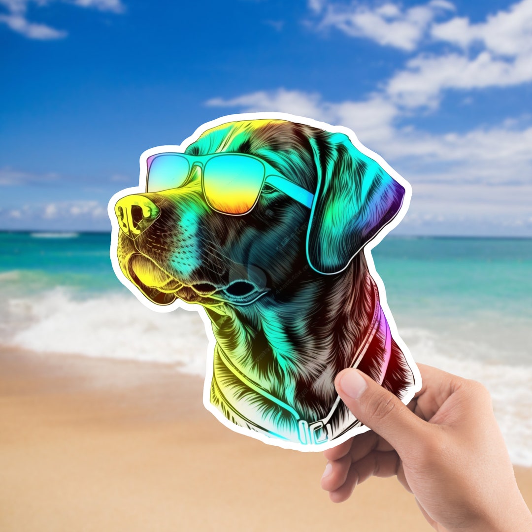 Labrador Retriever Sticker, Labrador Dog Sticker, Lab Sticker, Labrador ...