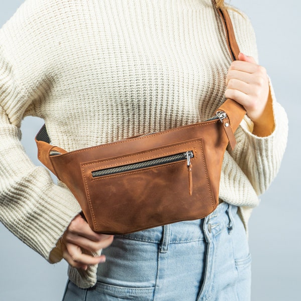 Leather Fanny Pack - Etsy