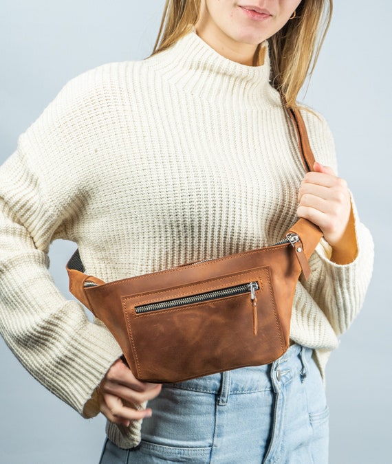 Leather Fanny Pack Handmade Leather Fanny Bag Travel Fanny Pack Leather Fanny Pack Women Fanny Pack Hip Bag Belt Bag Festival Bag Etsy