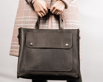 Porte-documents de luxe pour femmes, sac pour ordinateur portable en cuir personnalisé, sac pour ordinateur portable, sac en cuir, sac à main en cuir, messager en cuir, sac de bureau, sac à bandoulière