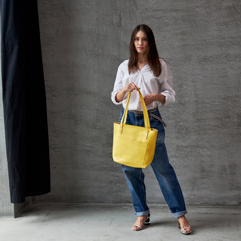 Benutzerdefinierte Damentasche, Ledertasche, Umhängetasche, Umhängetasche, kleine Tasche, Leder-Einkaufstasche für Frauen mit Reißverschluss, Frauenhandtasche, Einkaufstasche Bild 7