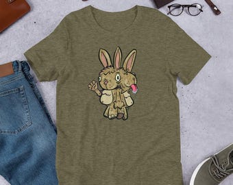 Oddball Bunny Brothers - Hand Drawn Graphic Unisex T-Shirt