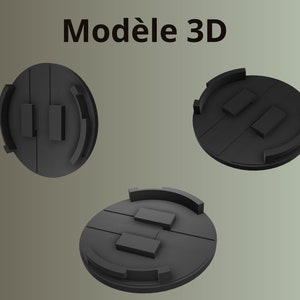 Modèle 3D de la protection de la pile