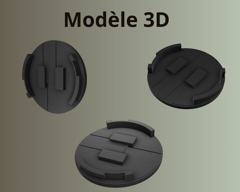 Modèle 3D de la protection de la pile