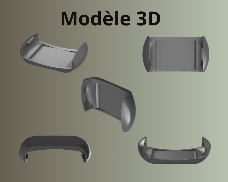 Modèle 3D de la coque de protection