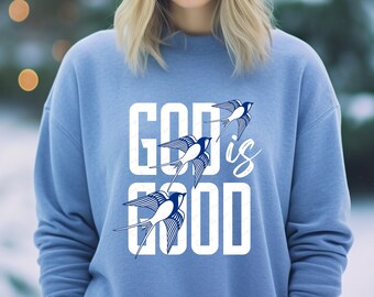 God is Good PNG Sublimation Designs, Popular Christian PNG Digital Download, Retro Trendy Jesus Shirt Design, Religious Graphic, EC076