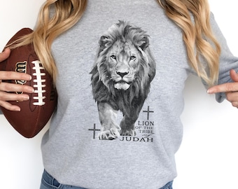 Lion of The Tribe Of Judah Christian PNG, Vintage Shirt Design, Jesus Png, Lion Png, Popular Sublimation Png, Aesthetic Png EC165