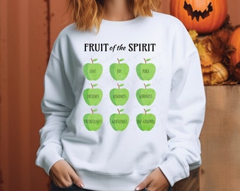 Fruits of the Spirit PNG Christian Sublimation Design, Instant Download, Modern Tshirt Design, Religious Graphic, Bible Verse PNG EC065