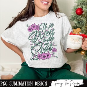 It Is Well With My Soul Floral Christian PNG Sublimation Designs, Boho Christian png, Gospel Art Png, Jesus Shirt Designs, Christian Quotes