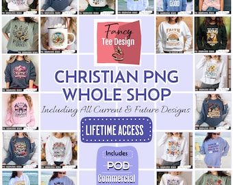 ¡La mejor relación calidad-precio! Paquete completo de PNG cristianos, diseños de sublimación, PNG cristiano retro con diseño floral bohemio, diseños de camisetas de Jesús, PNG con versículos bíblicos.