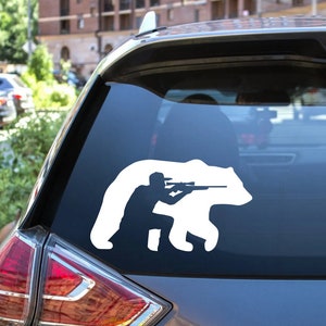 Bear Hunter Premium Vinyl Decal