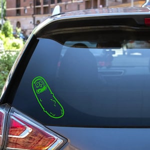 Rick and Morty Pickle Rick Vinyl Decal