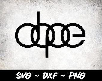 Dope Graphic Design for Cutting Machines SVG, DXF, & PNG Cricut