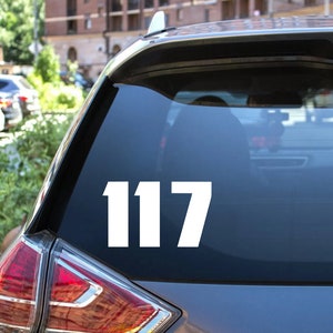 Spartan 117 Emblem Premium Vinyl Decal
