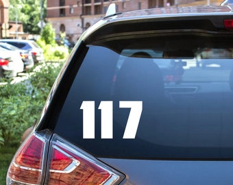 Spartan 117 Emblem Premium Vinyl Decal