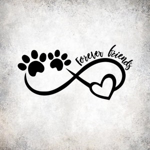 Forever Friends Diseño gráfico para máquinas de corte SVG, DXF y PNG