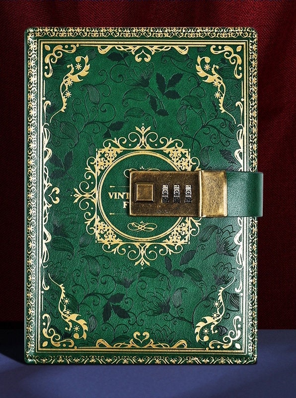 Personalized Leather Locked Diary and Journal Secure Your Etsy