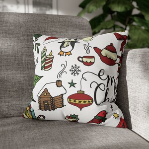 Christmas Pillow Cover,Xmas Ornaments,Home Decor,Winter Trend Pillow Case,Deer Home Decor,Housewarming Throw Pillow,Decorative Winter Pillow